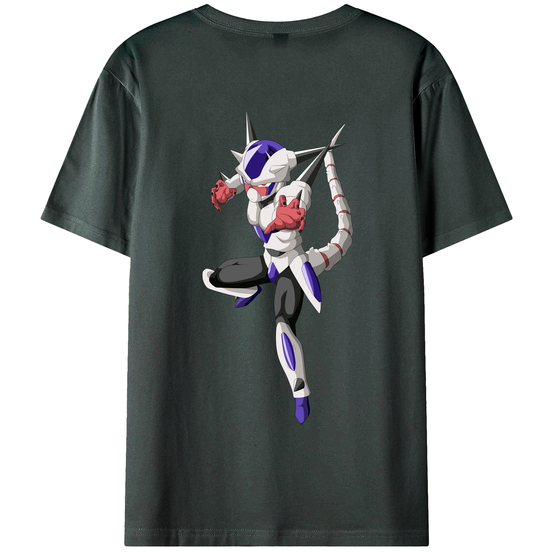 （画像用） ドラゴンボール クリーサ DRAGON BALL Kulisa 綿100％ メンズ半袖Tシャツ（バックプリント） 通気性